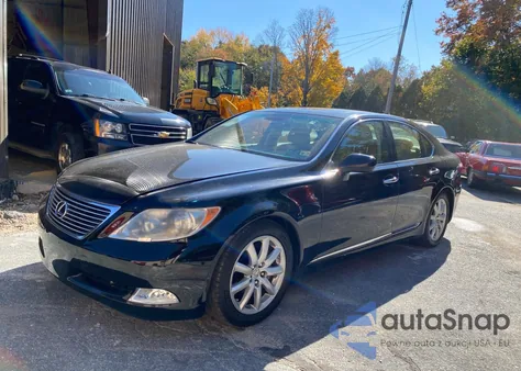 2007 Lexus Ls 460 из США, поврежденный, VIN JTHBL46F875038347